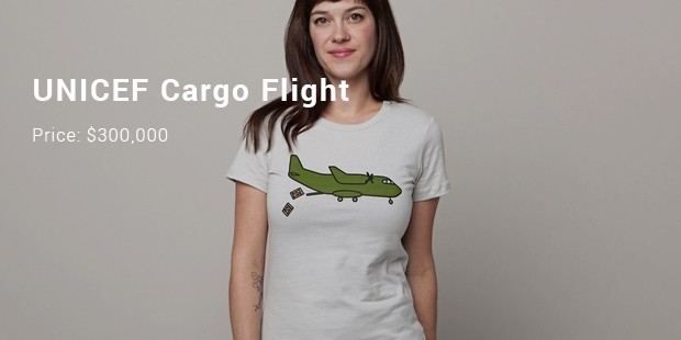 Kaos termahal cargo flight UNICEF